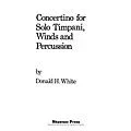 Shawnee Press Concertino For Solo Timpani, Winds And Percussion Concert Band Arranged by Donald Standard