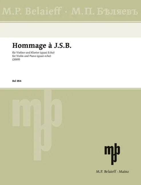 Silvestrov: Hommage à J.S.B.