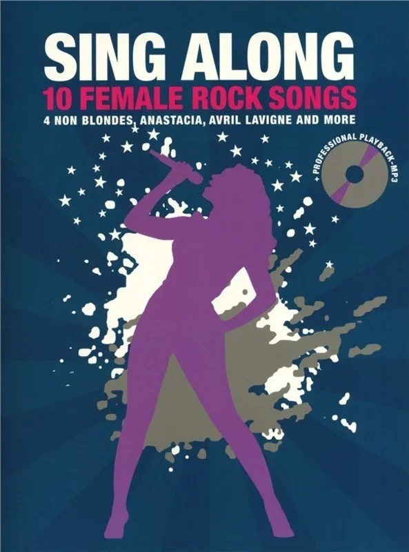 Sing Along 10 Female Rock Songs Book/CD