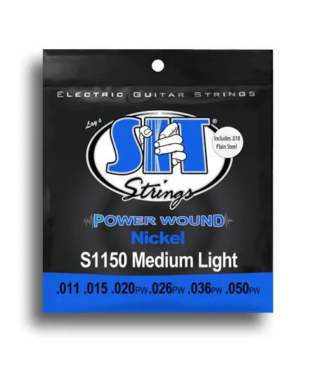 SIT Power Wound Medium Light Electric Guitar String Set (11-50)