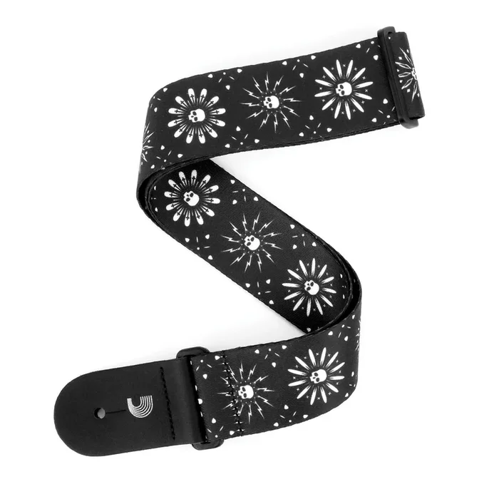 Skull Burst Guitar Strap – by D’Addario