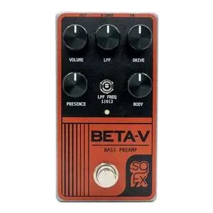 SolidGoldFX Beta-V Bass Preamp Effect Pedal