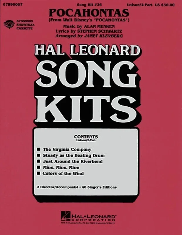 Song Kit 36 Pocahontas