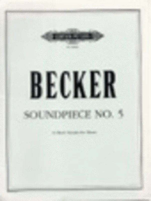 Soundpiece No 5 (Softcover Book)