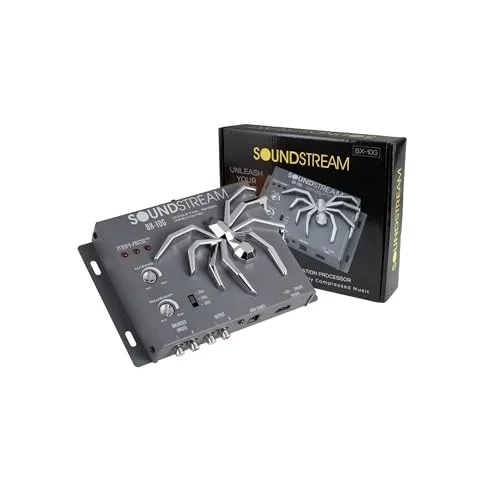 SoundStream BX-10X Bass Restoration Processor with Parametric Bass Equalizer, Digital Bass Processor