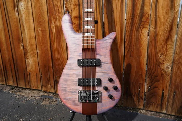 Spector Euro 4 RST Sundown Glow Matte 4-String Electric Bass Guitar