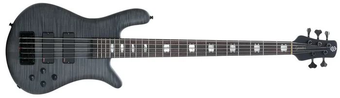 Spector Euro 5 LX 4 String Electric Bass Guitar Trans Black Matte Stain