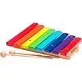 Stagg Rainbow Xylophone, 8 Keys, C-C Standard