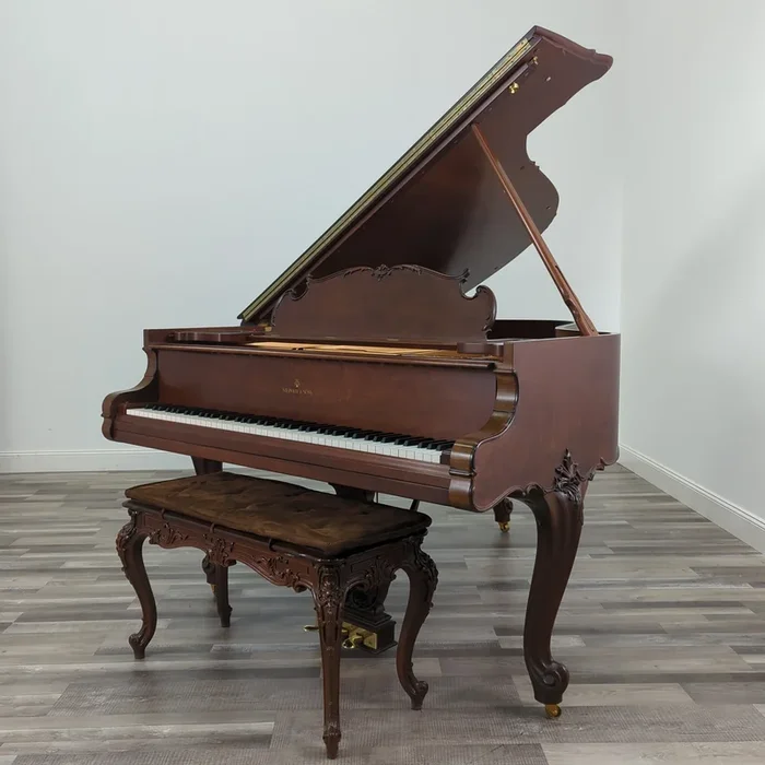 Steinway L (5’11 “) Louis XV in Satin Walnut #275045
