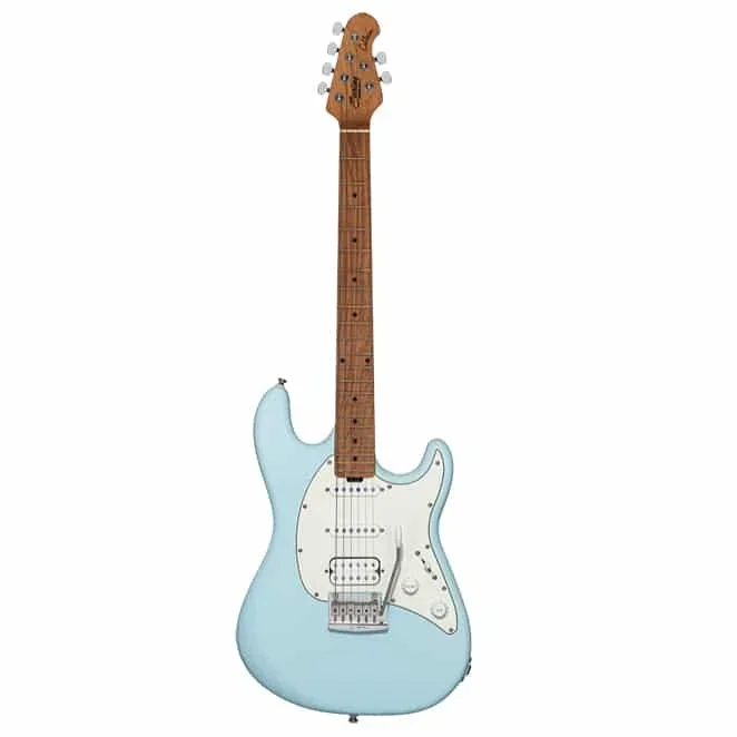 Sterling by Music Man SBMM Cutlass CT50HSS, Daphne Blue Satin Electric Guitar