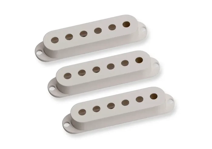 Stratocaster Pickup Covers Parchment Colour Without Seymour Duncan Logo
