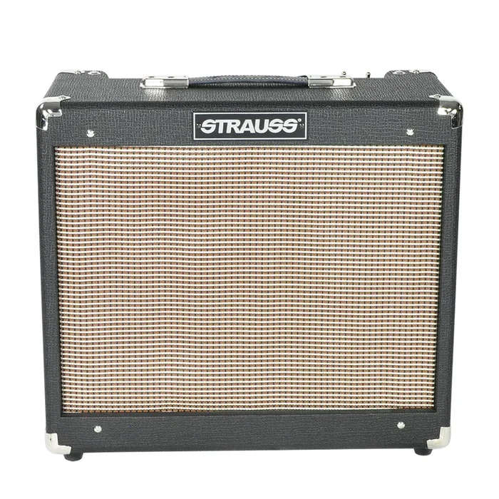 Strauss SVT-20R 20 Watt Valve Combo Amplifier with Reverb (Black)
