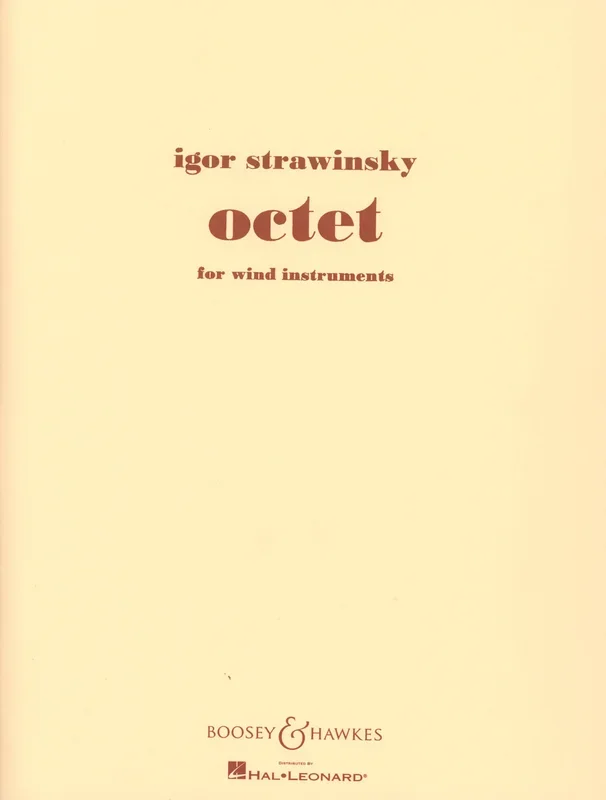 Stravinsky: Octet for Wind Instruments