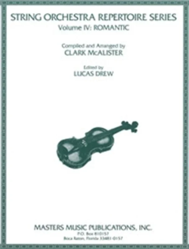 String Orch Repertoire 4 Romantic Bass Book