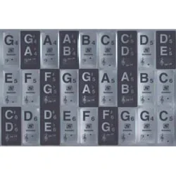 Suzuki Tonechime HB-250 Scale Name Plate Set