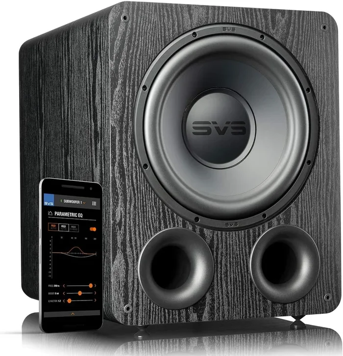 SVS PB-1000 Pro 12″ Ported Subwoofer Black Ash (Open Box)