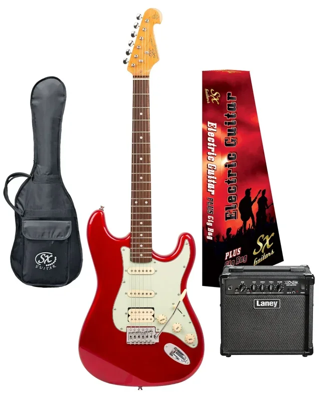 SX VES62HCARPK2 Guitar & LX15 Amp Pack