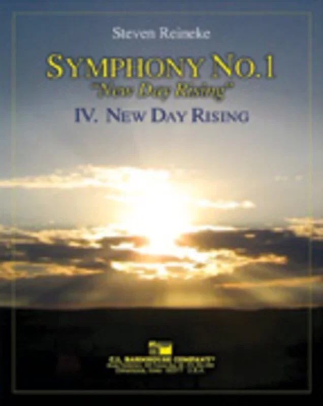 Symphony No 1 4th Mvt New Day Rising Score Overs