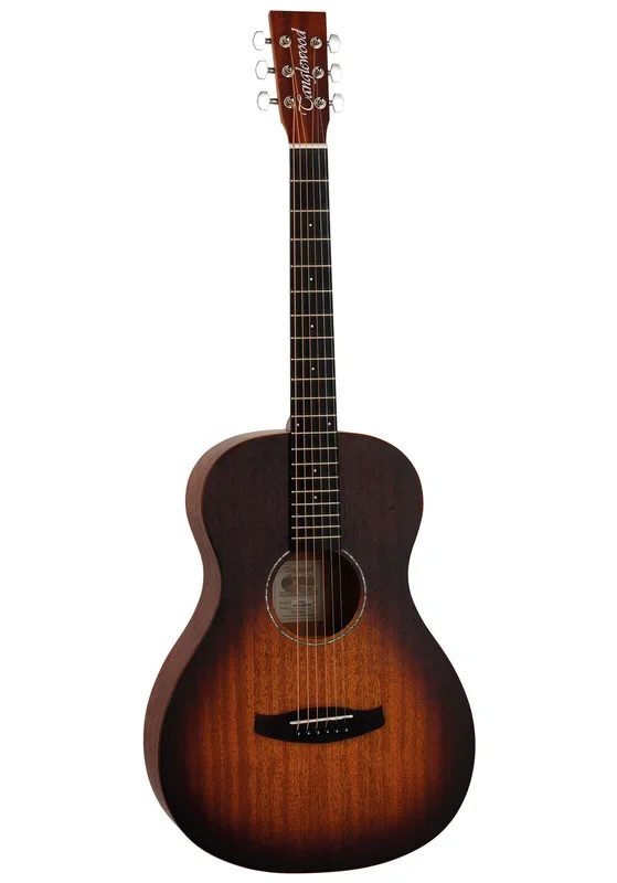 Tanglewood TC8 Crossroads Parlour Acoustic Guitar – Whiskey Barrel Burst Satin