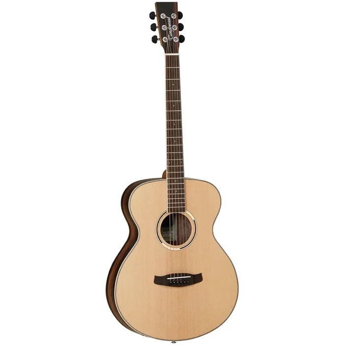 Tanglewood TDBTFEB Discovery Exotic Folk Guitar – Ebony, Spruce Top, Satin Finish