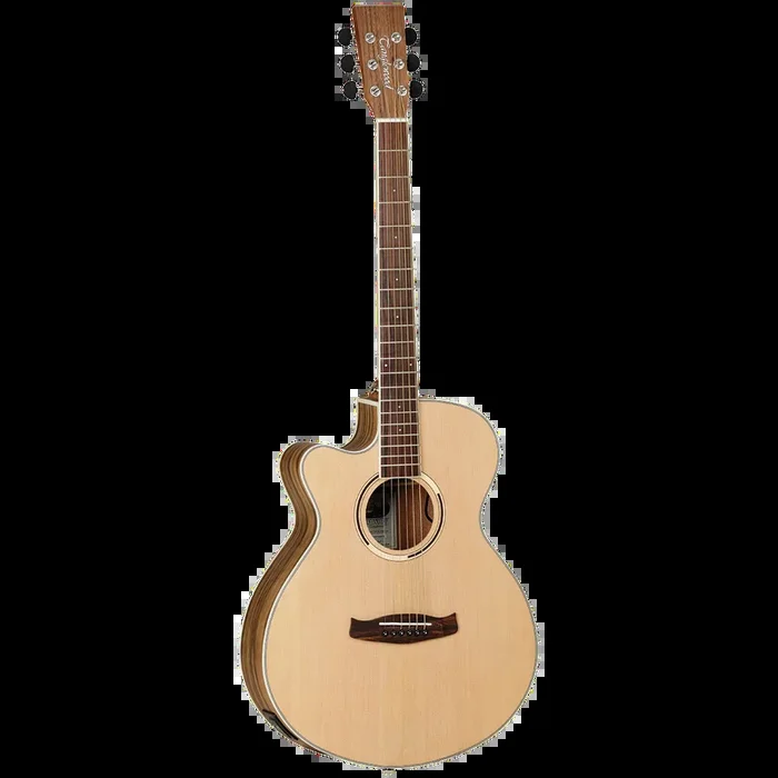Tanglewood TDBTSFCEPWLH Discovery Exotic SFCE Pacific Walnut Left Hand