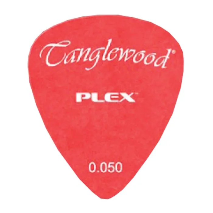 Tanglewood TWPP1 PLEX Guitar Picks Pack of 12 – .050 mm Red