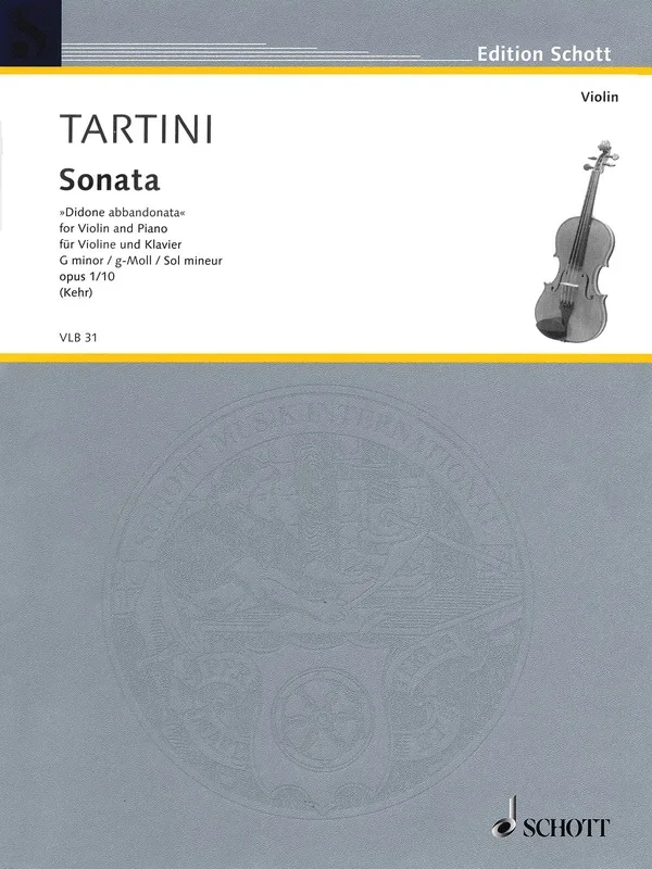 Tartini: Sonata in G Minor ( “Didone abbandonata “), Op. 1, No. 10