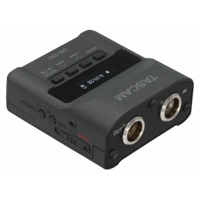 Tascam DR-10CH Plug-On Micro Linear PCM Recorder for Shure Wireless