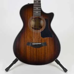 Taylor 300-Series 322ce Grand Concert Acoustic-Electric Guitar – All Mahogany with V-Class Bracing