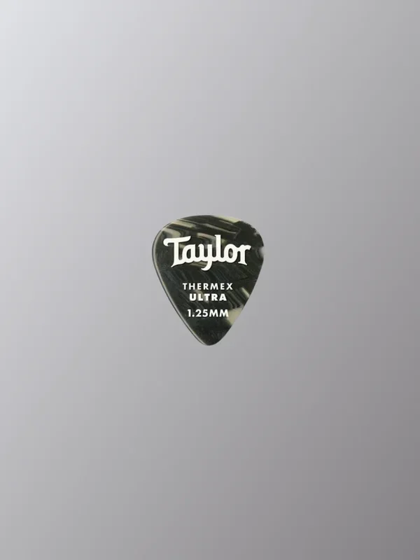 Taylor Darktone 351 Thermex – Guitar Picks -Black Onyx 1.25mm 6 pack