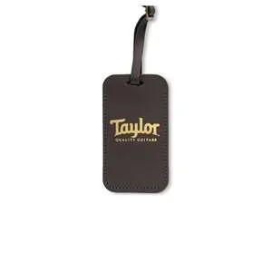 Taylor Leather Luggage Tag – Chocolate Brown