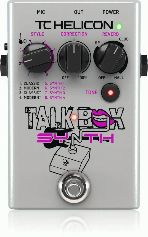 TC Helicon Talkbox Synth Guitar Talkbox Effects Pedal
