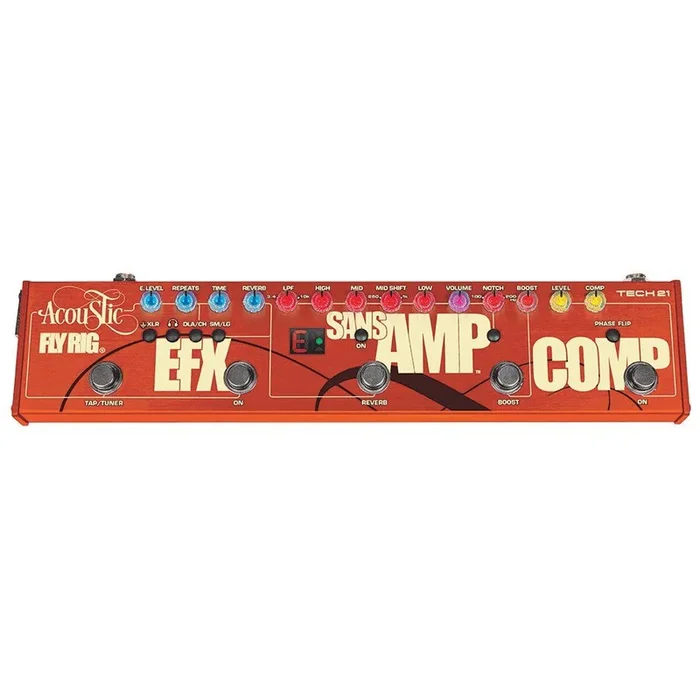 Tech 21 Acoustic FlyRig with Compression, Reverb, Delay, Tuner & Boost Functions