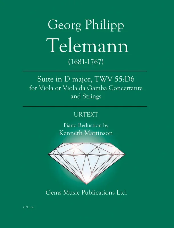 Telemann: Suite in D Major, TWV 55:D6