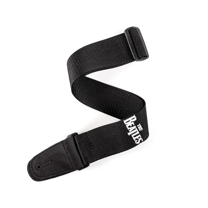 The Beatles Black Polypropylene Guitar Strap, by D’Addario
