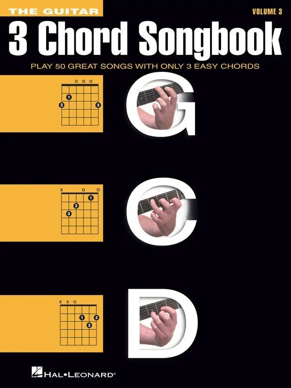 The Guitar 3 Chord Songbook – Volume 3 G-C-D