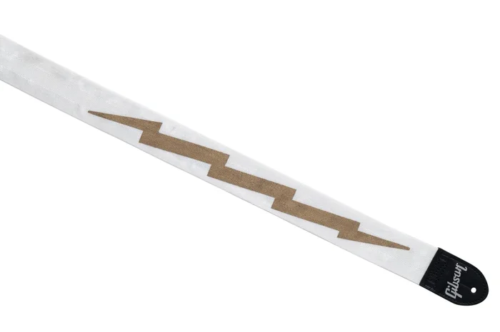 The Lightning Bolt Seatbelt Strap White