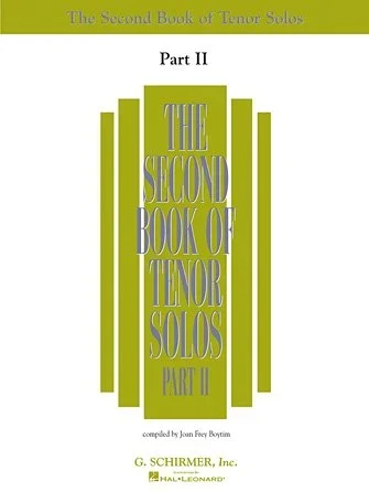 The Second Book of Tenor Solos Part II