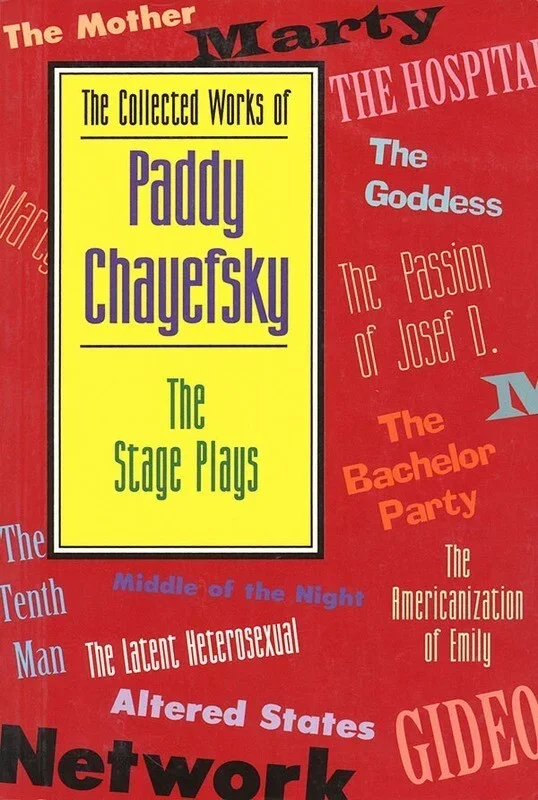 The Stage Plays Of Paddy Chayefsky Paperback