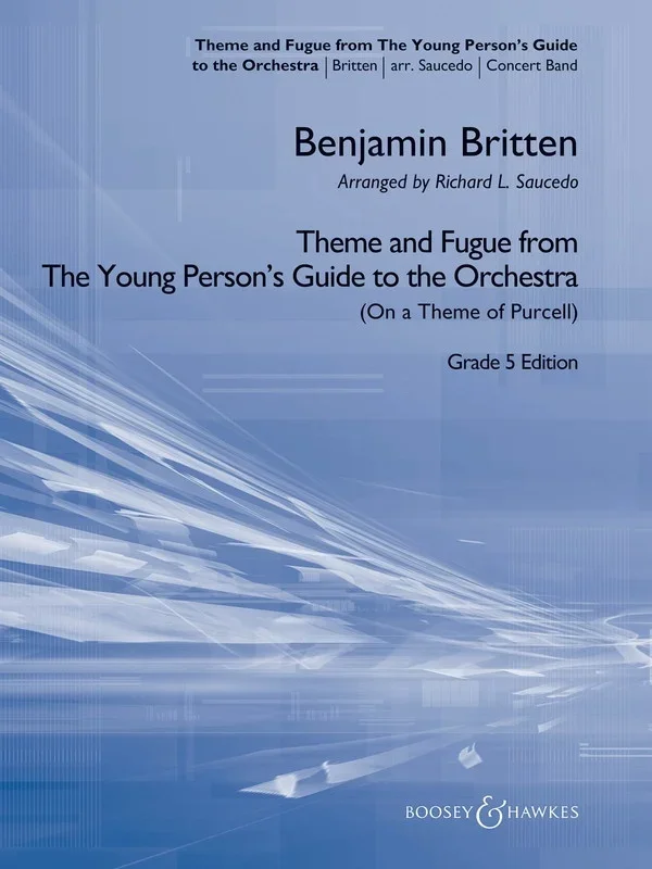 Theme And Fugue Young Persons Guide Concert Band 5 Score