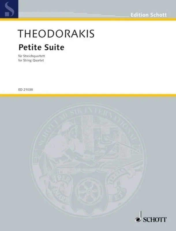 Theodorakis – Petite Suite Strint Quartet Score/Parts Book