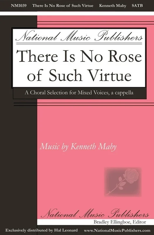 There Is No Rose Of Such Virtue SATB Divisi A Cappella (Octavo)