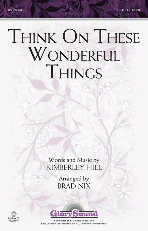 Think On These Wonderful Things SATB (Octavo)