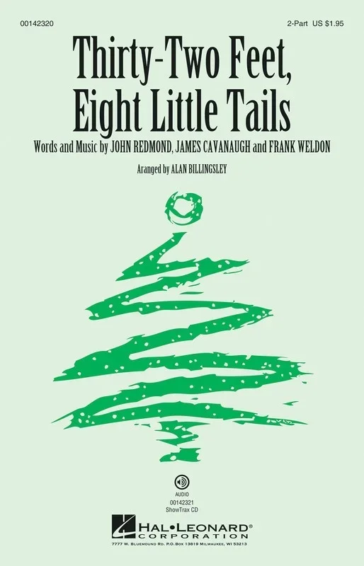 Thirty-Two Feet Eight Little Tails 2 Part (Octavo)