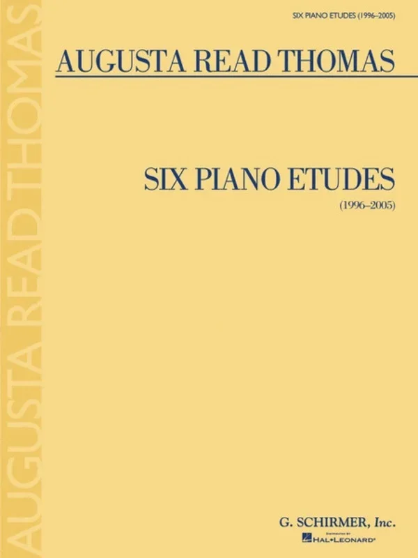 Thomas A.R. 6 Piano Etudes Solo Piano