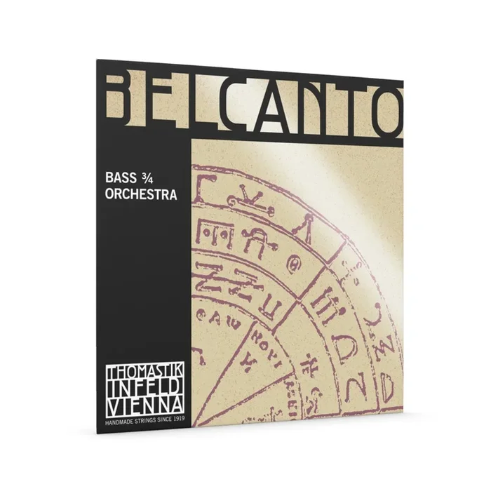 Thomastik BC65 Belcanto Bass Orchestra 3/4 H2 (B) String – Medium Gauge