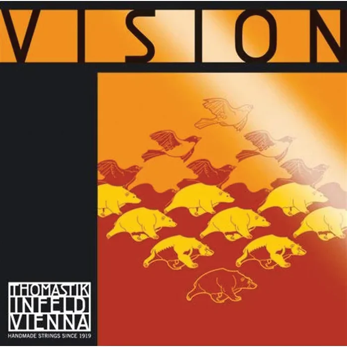 Thomastik Vision Violin ‘D’ String 1/10 Size – Synthetic Core, Medium Gauge