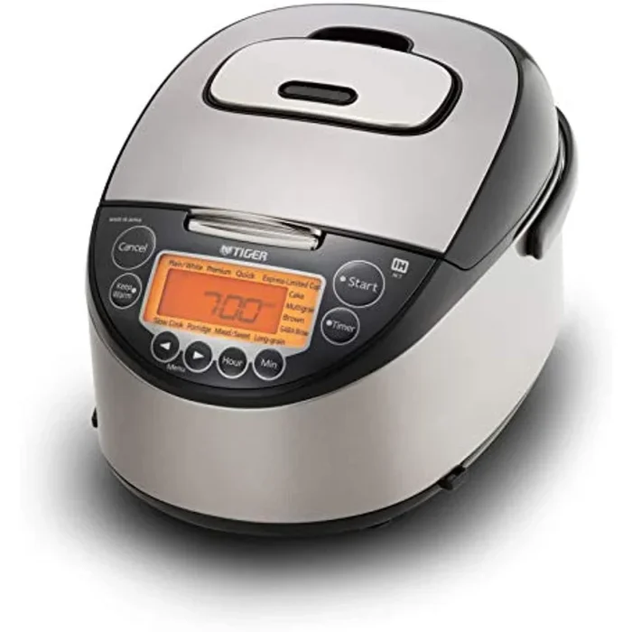 Tiger Corporation JKT-D18U 10-Cup (Uncooked) IH Rice Cooker (Black/Stainless Steel)