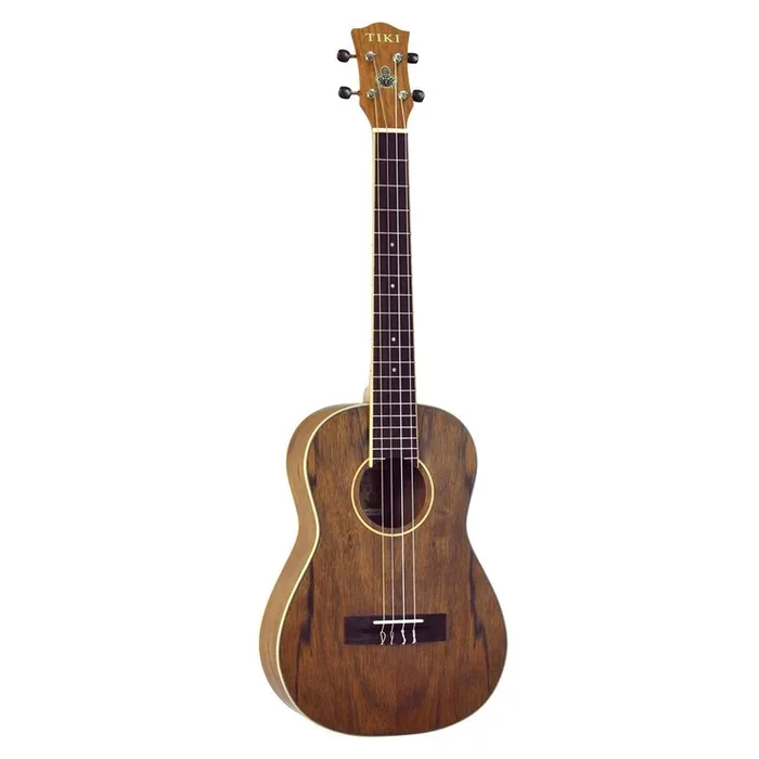 Tiki ‘4 Series’ Daowood Baritone Ukulele with Gig Bag (Natural Satin)
