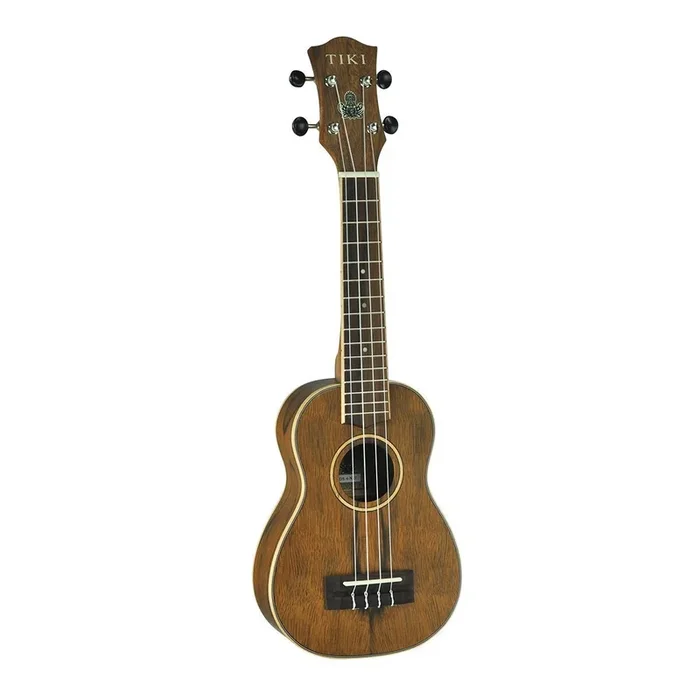 Tiki ‘4 Series’ Daowood Soprano Ukulele with Gig Bag (Natural Satin)